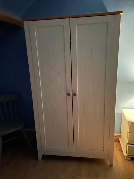 Photo of free Double Wardrobe in White (S35 Chapeltown) #2