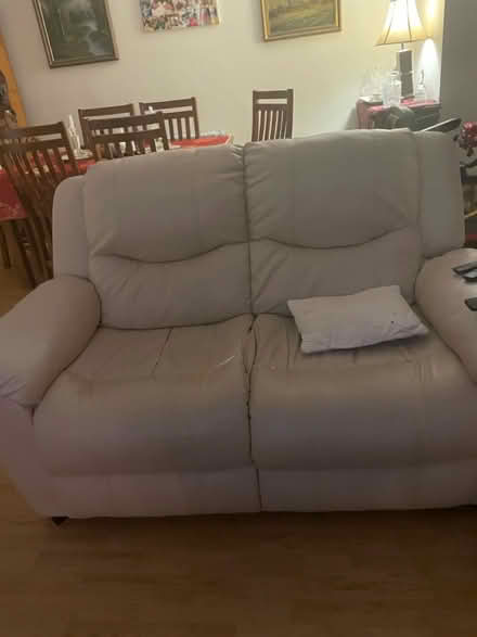 Photo of free Two seater suite with 2 recliners (Dublin side of Drogheda) #1