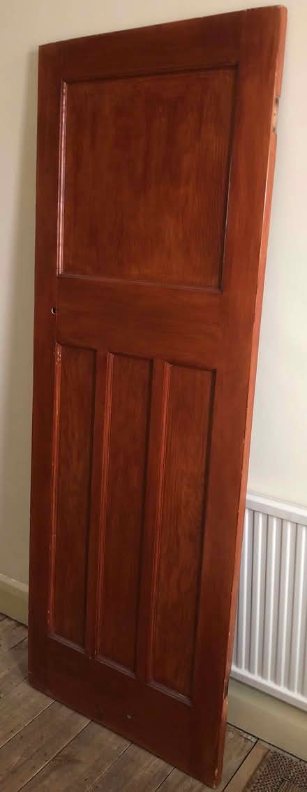 Photo of free Used Internal Wooden Panel Door - sanded and varnished (Worton TW3) #3