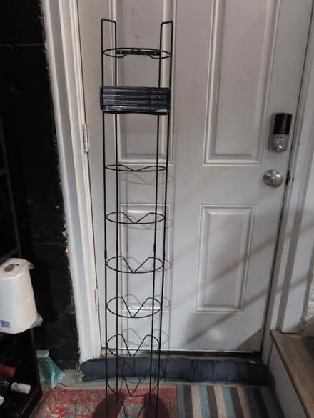 Photo of free DVD tower/small book shelf (Brentwood) #1