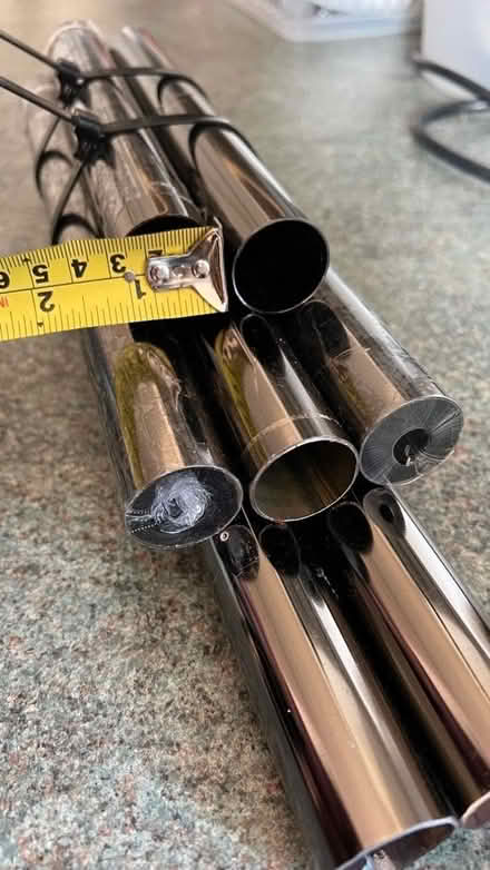 Photo of free Offcuts of curtain pole - Black Nickel B&Q (CO16) #1