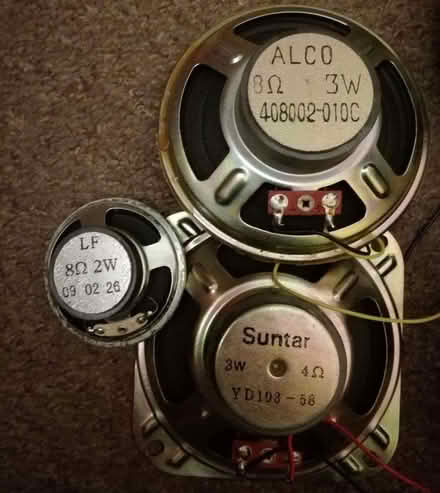 Photo of free Four 4" and Two 2" full-range speaker drivers (Westhoughton BL5) #3
