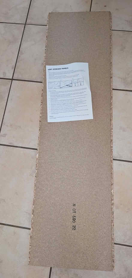 Photo of free Old by unused Loft Storage Panel (Barnard's Green WR14) #1