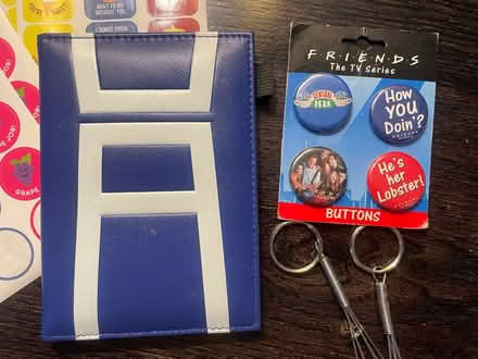 Photo of free “Friends” pins, stickers, wallet (Chelsea, ny) #2