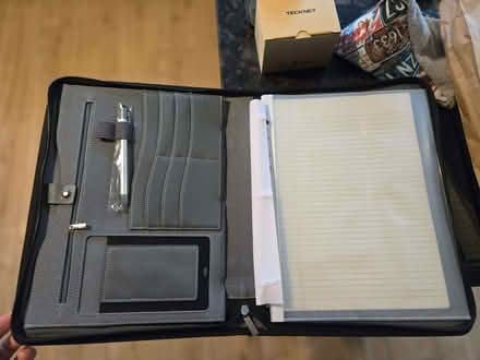 Photo of free A4 3-ring binder in grey. Brand new (Cople MK44) #2