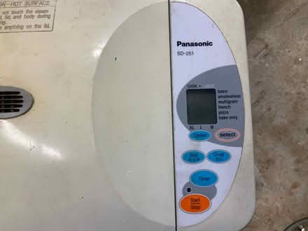 Photo of free Panasonic bread maker (Epsom KT19) #2