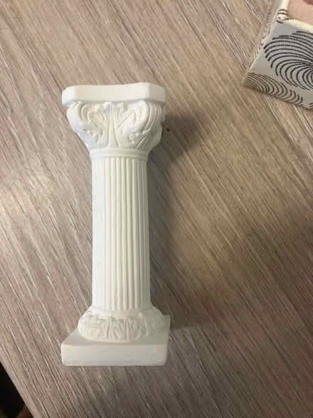 Photo of free 4 White Plaster cake pillars (Stafford ST16) #4