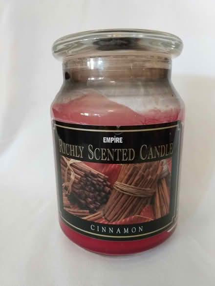 Photo of free cinnamon scented candle in jar (Chestnut Hill, Newton) #1