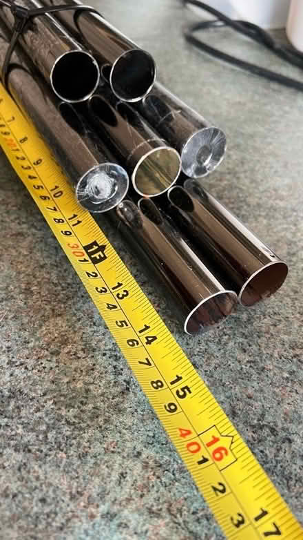 Photo of free Offcuts of curtain pole - Black Nickel B&Q (CO16) #2