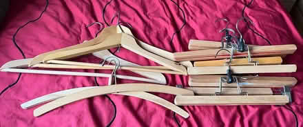 Photo of free Wooden Coat Hangers (Berrow TA8) #1