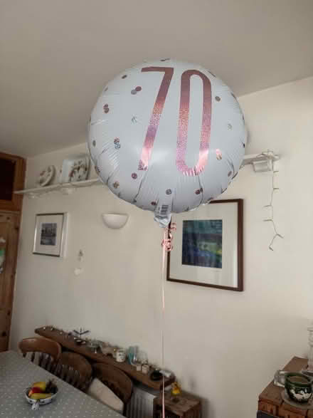 Photo of free 70th birthday helium balloon (Horfield BS7) #1