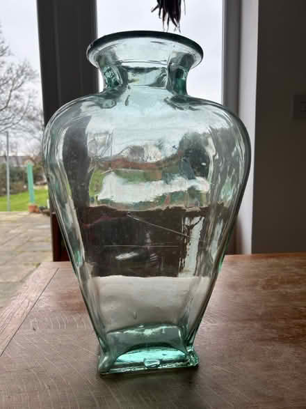Photo of free Large glass vase (Royston, by the station (SG8)) #1