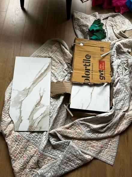 Photo of free 20 tiles. Some chipped / cracked (RG10 - near Twyford rail) #2