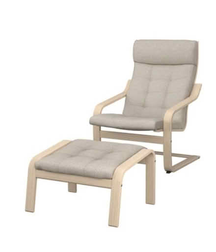 Photo of free Red chair and footstool (Fareham PO14) #3