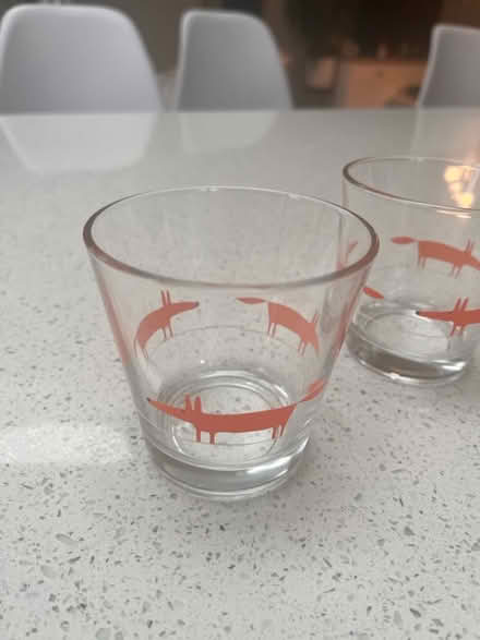 Photo of free Drinking glasses with foxes (Br2 Shortlands) #2
