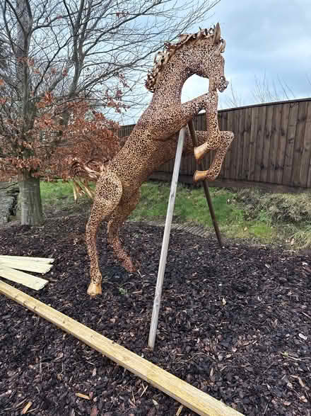 Photo of free 6ft Metal Horse Statue (SK13) #1