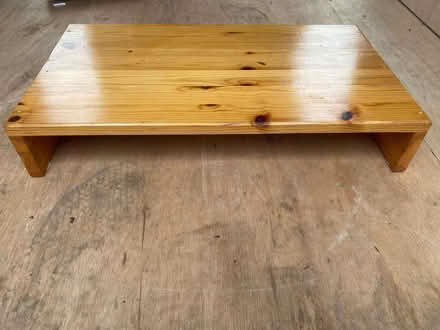 Photo of free Wooden monitor shelf (Berryfield SN12) #1