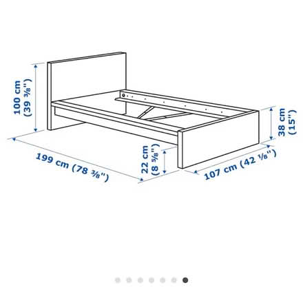 Photo of free IKEA malm single bed and mattress (NE5 Cowgate) #4