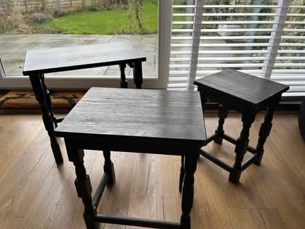 Photo of free Nest of small chair side tables (Hillcliffe WA4) #2