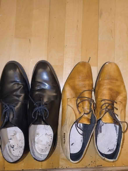 Photo of free Formal shoes black and brown size 11 (Bermondsey SE16) #1