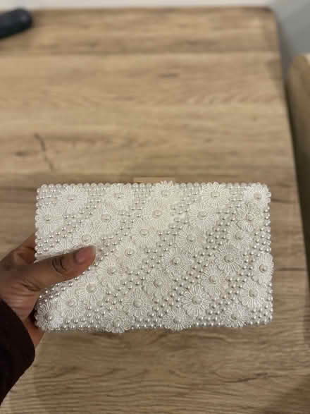 Photo of free White clutch purse (Eccleshill Bradford . BD10) #1