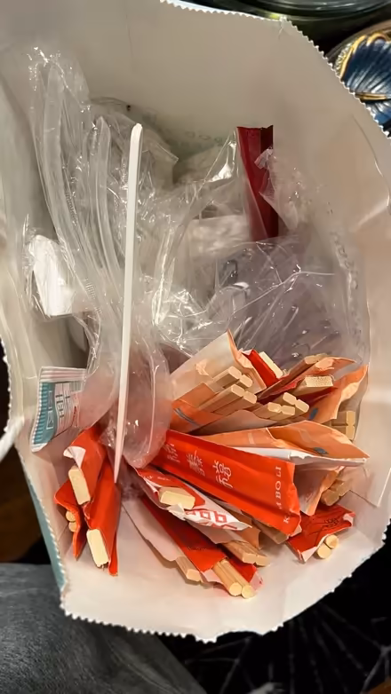 Photo of free Bag of Take Out utensils (Sutton Place / Midtown East) #1