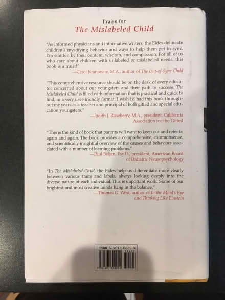 Photo of free Mislabeled Child hardcover (Crystal Beach) #2