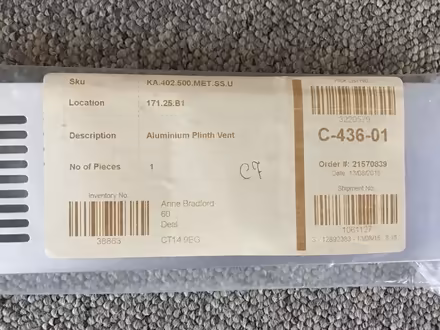 Photo of free Vent (CT14) #1