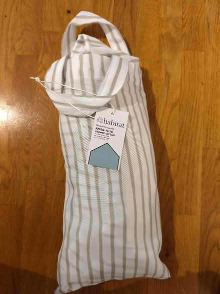 Photo of free Brand new shower curtain and rings (Marshalswick AL4) #1