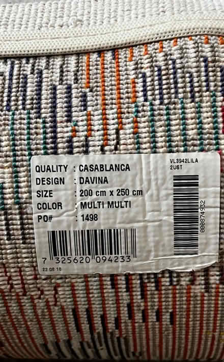 Photo of free Multicolour rug (Brixton Hill SW2) #2