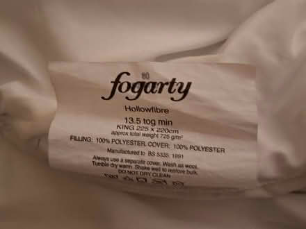 Photo of free King Size Duvet (Chigwell IG7) #1