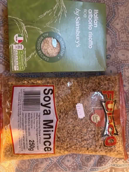 Photo of free Out of date risotto rice and soy mince (Gleneagles area, Wboro NN8) #1