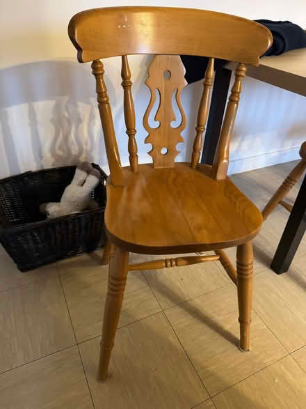 Photo of free Pine chairs x 4 (Dunchurch CV22) #1