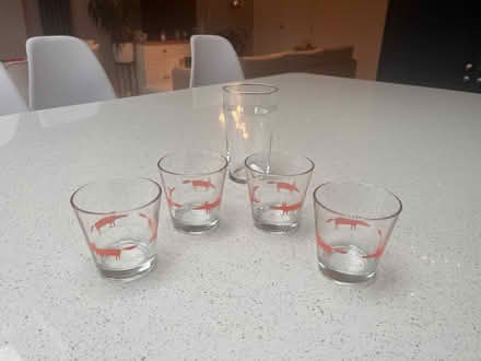 Photo of free Drinking glasses with foxes (Br2 Shortlands) #3