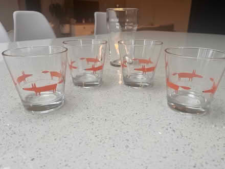 Photo of free Drinking glasses with foxes (Br2 Shortlands) #1