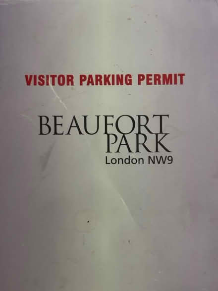 Photo of free Visitor Parking Permit (HA8) #1