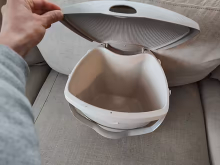 Photo of free Plastic compost pail with handle (Midtown/Boulevard Park) #2