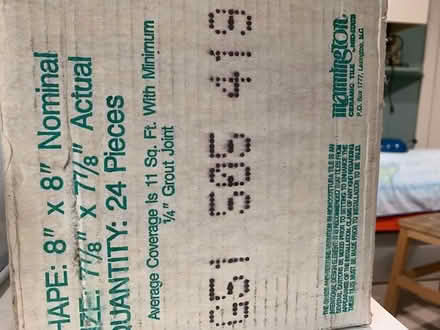 Photo of free Glazed ceramic tiles - teal (berkeley) #2