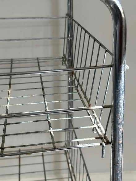 Photo of free 3tiered metal cart on wheels (NW Evanston) #4