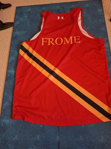 Photo of free New Frome running club vest (Leigh on Mendip, BA3) #1