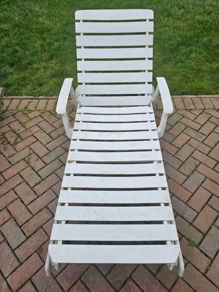 Photo of free Plastic garden lounge chair (Bartley Green B32) #1