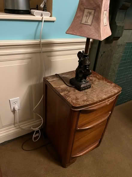 Photo of free Night stand with lamp (North side) #3