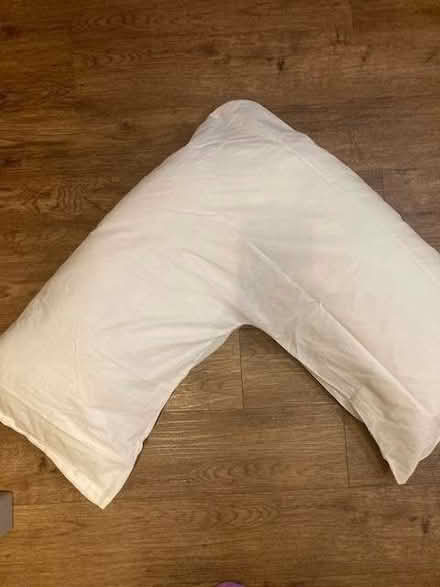 Photo of free neck pillow and pillow case with green cover (Lewes BN7) #1
