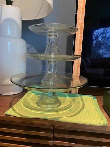 Photo of free Set of 3 glass cake stands (berkeley) #2