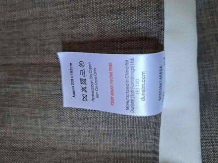 Photo of free Grey/fawn curtains (Abbey Wood DA17) #1