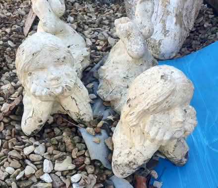 Photo of free 2 stone cherubs (Stonehouse) #1