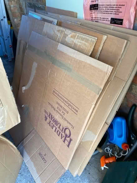 Photo of free Cardboard boxes, bubble wrap, paper (Pitsea) #1