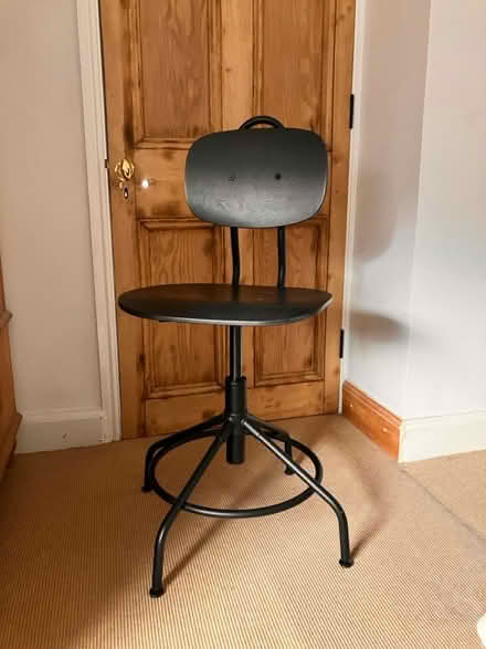 Photo of free Black IKEA Office chair (WR14 Malvern Link) #3