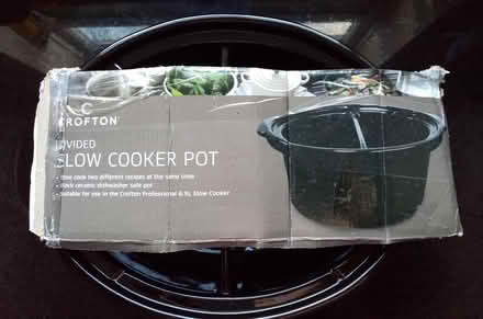 Photo of free Crofton Divided Slowcooker Pot 6.5L Capacity (Littleover DE23) #4