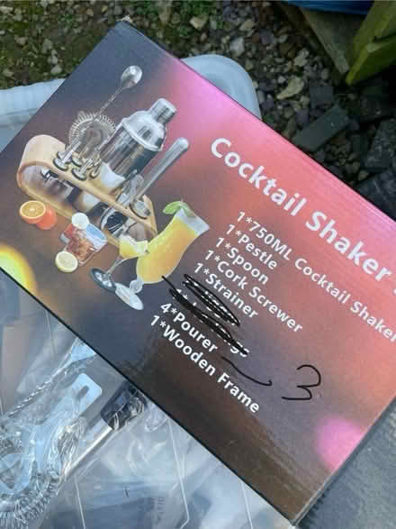 Photo of free Cocktail shaker set, missing couple of items (Jennyfield HG1) #1